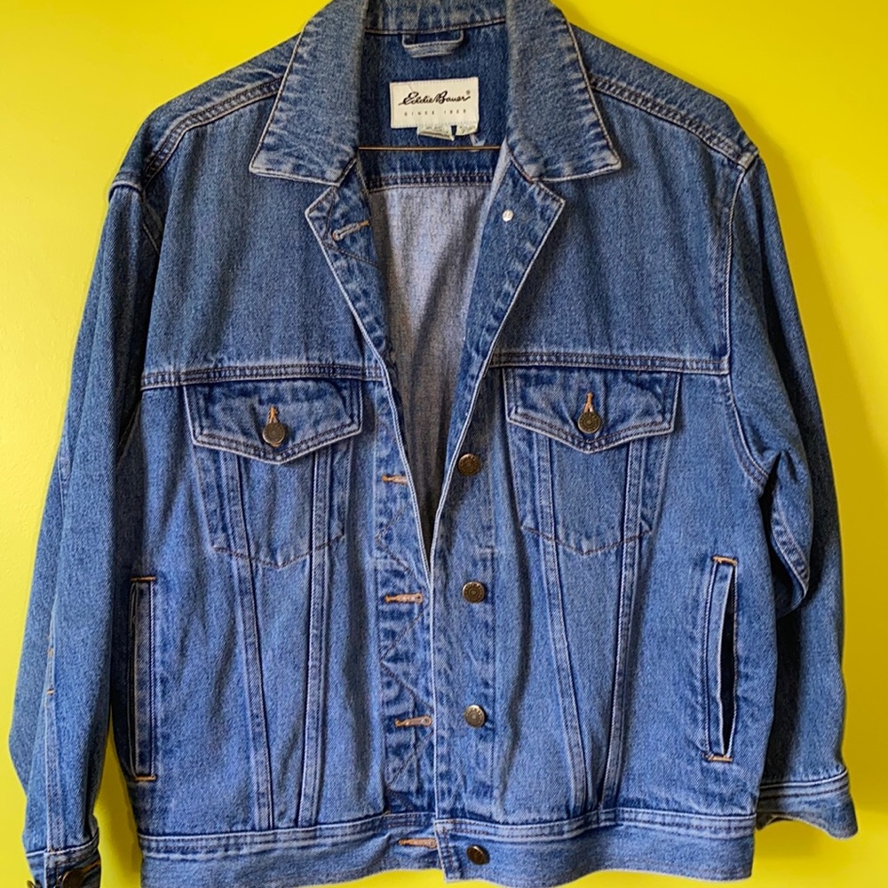 💙 HOST PICK🚨🎉Eddie Bauer Denim Jacket -Sz S